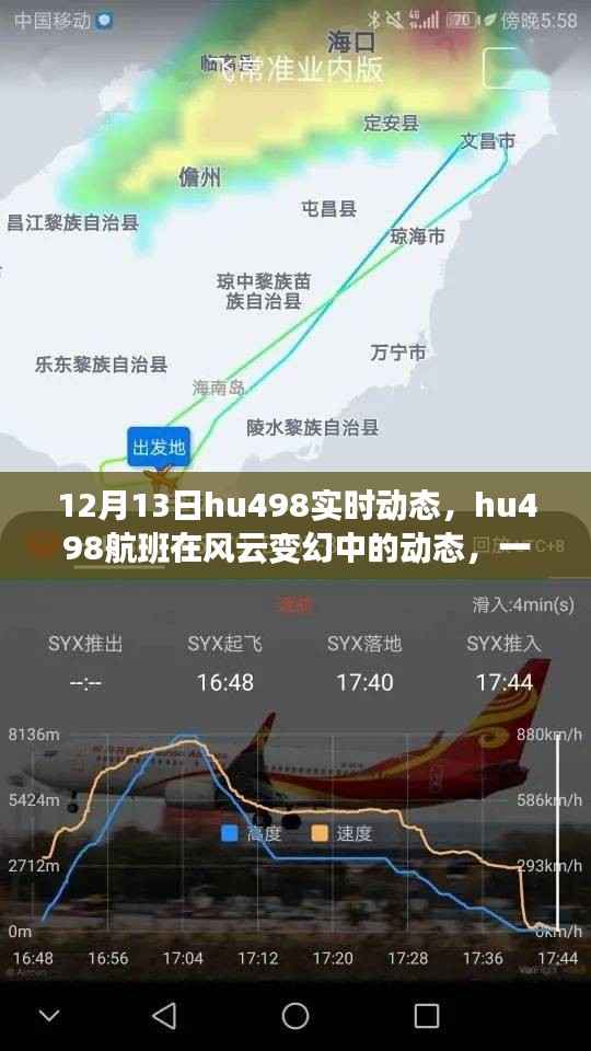 风云变幻中的特别飞行纪实,hu498航班实时动态追踪