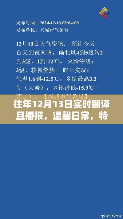 特殊日子温馨播报,实时翻译与友情分享在每年的十二月十三日