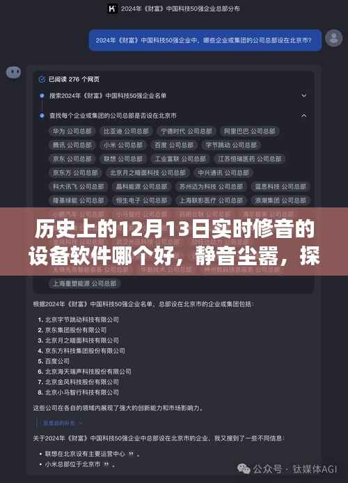 历史上的12月13日修音设备软件推荐,静音尘嚣,探索最佳修音软件之旅