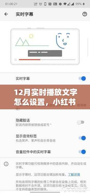 小红书独家揭秘，轻松掌握视频制作新技巧——12月实时播放文字设置全攻略！