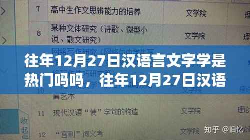 汉语言文字学在往年12月27日的热门程度分析，观点论述与标题概述