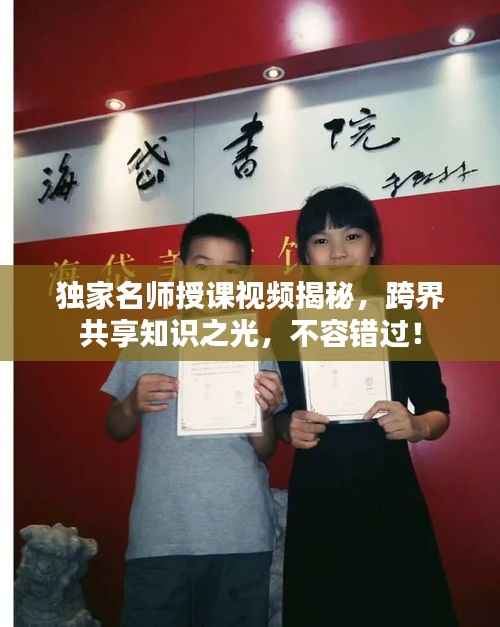 独家名师授课视频揭秘,跨界共享知识之光,不容错过!