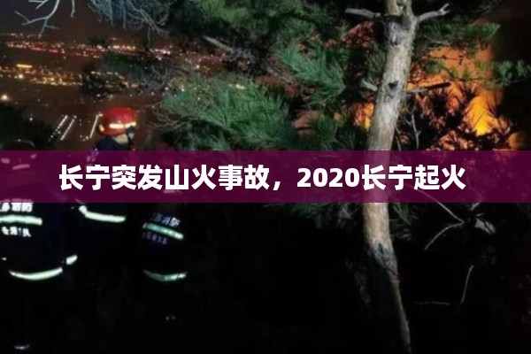 长宁突发山火事故,2020长宁起火