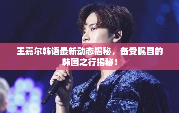 王嘉尔韩语最新动态揭秘,备受瞩目的韩国之行揭秘!