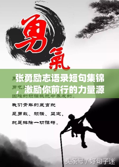 张勇励志语录短句集锦,激励你前行的力量源泉