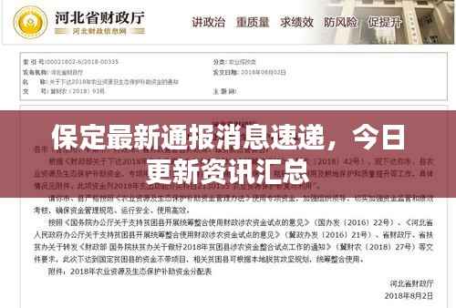 保定最新通报消息速递,今日更新资讯汇总